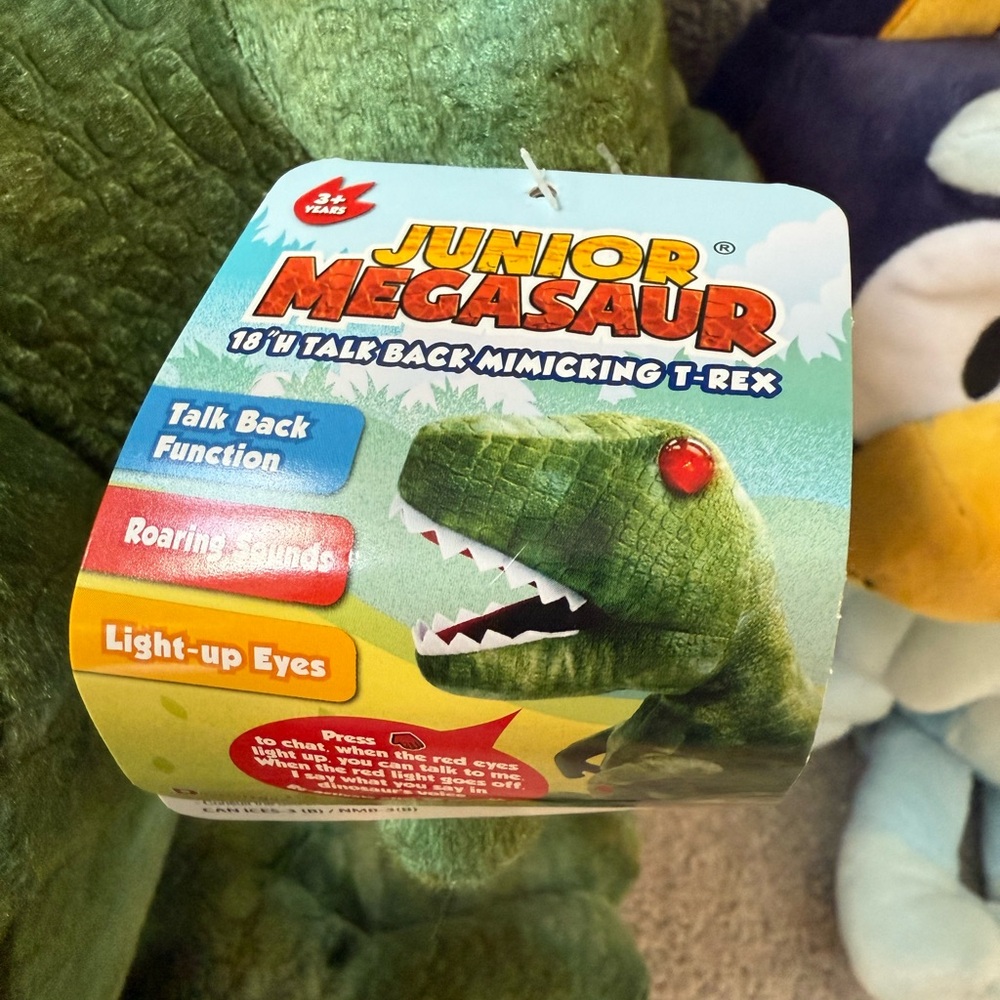 Junior Megasaur Talk Back T-Rex Toy